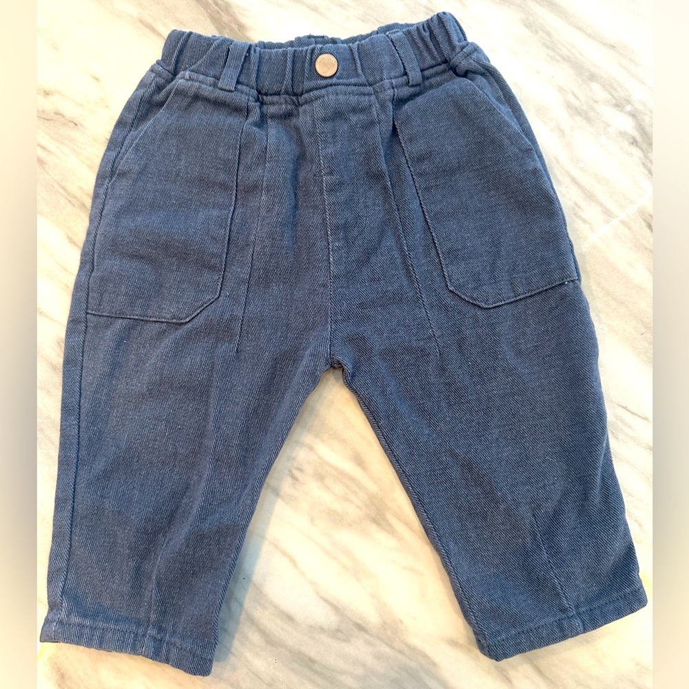 ZARA 12-18 month blue trousers.